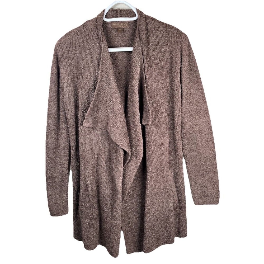 Barefoot Dreams Cozychic Lite Calypso Wrap Cardigan Size S/M Cocoa Brown Comfort